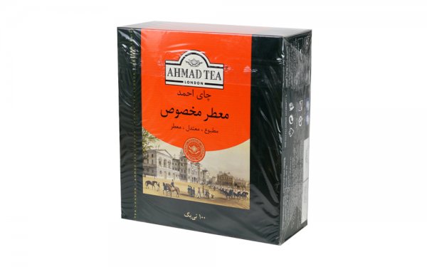 چای کیسه‌ای معطر مخصوص احمد بسته 100 عددی