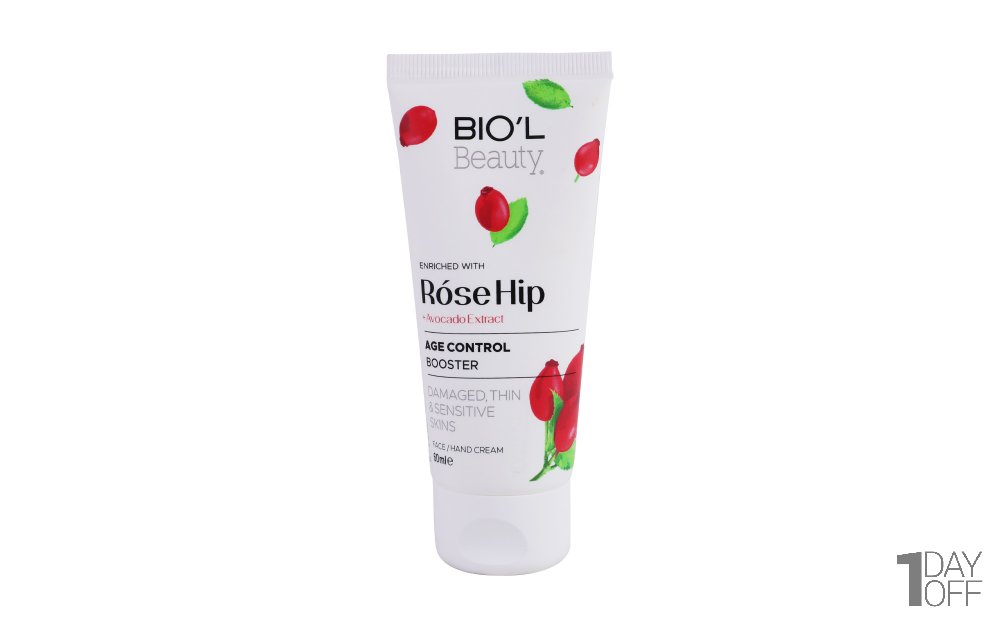 کرم دست و صورت بیول (Biol) مدل Rose hip مقدار 60 میلی‌لیتر