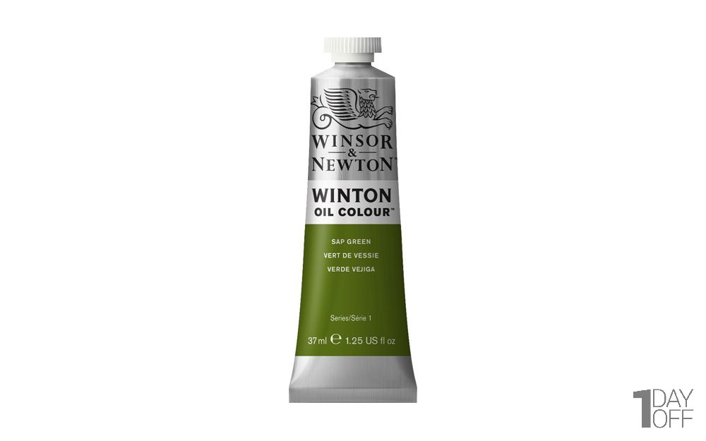 رنگ روغن وینزور (Winsor) سری Winton مقدار 200 میلی‌لیتر رنگ SAP GREEN