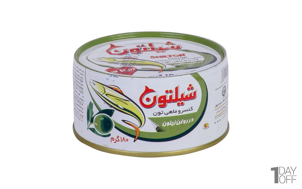 کنسرو ماهی تن در روغن زیتون شیلتون مقدار 180 گرم