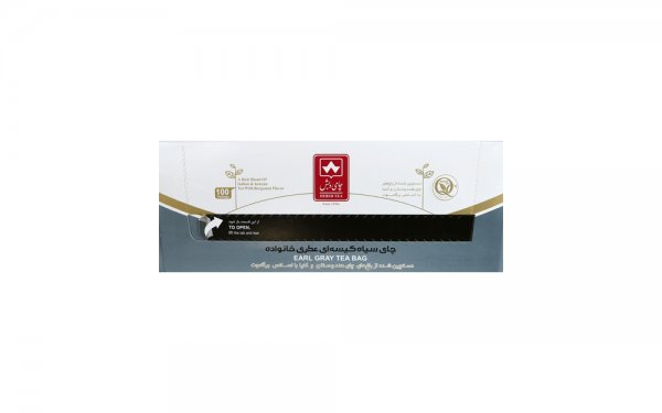 چای سیاه کیسه‌ای عطری خانواده دبش بسته 100 عددی