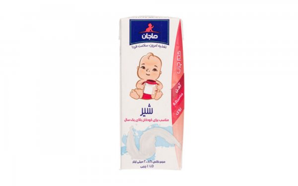 شیر کم‌چرب غنی‌شده با ویتامین‌ها و مواد معدنی ماجان کاله مقدار 200 میلی‌لیتر
