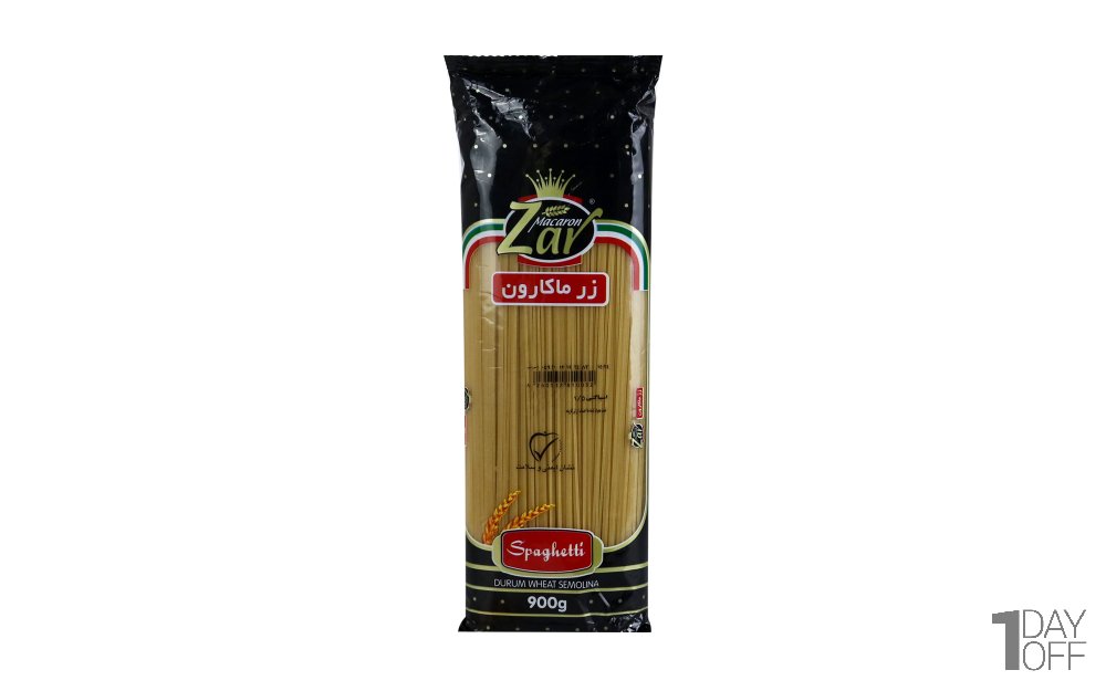 اسپاگتی با ضخامت 1.5 زر ماکارون مقدار 900 گرم
