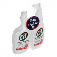 بسته 2 عددی اسپری چندمنظوره و پاک‌کننده سطوح حاوی سفیدکننده سیف مقدار هر عدد 750 میلی‌لیتر