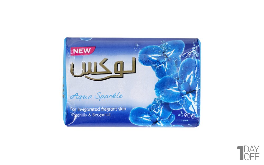 صابون لوکس (Lux) مدل Agua Sparkle مقدار 125 گرم