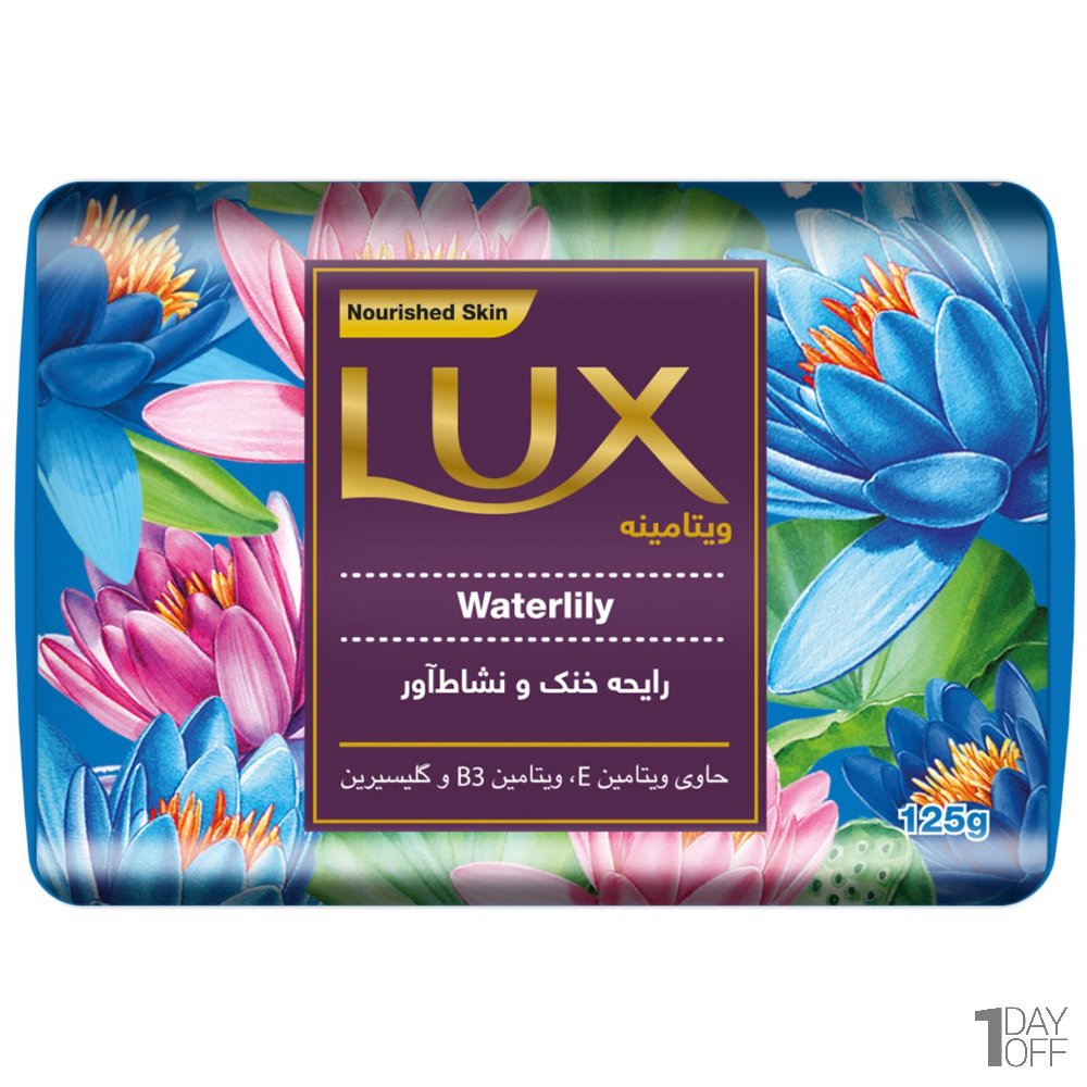 صابون لوکس (Lux) مدل Agua Sparkle مقدار 125 گرم