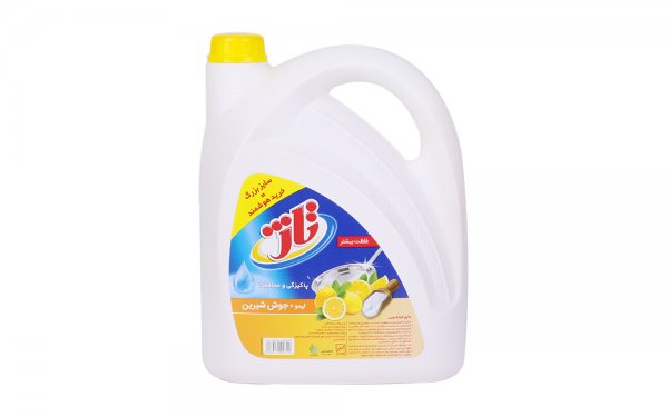 مایع ظرفشویی حاوی جوش شیرین با رایحه لیمو تاژ مقدار 3750 گرم