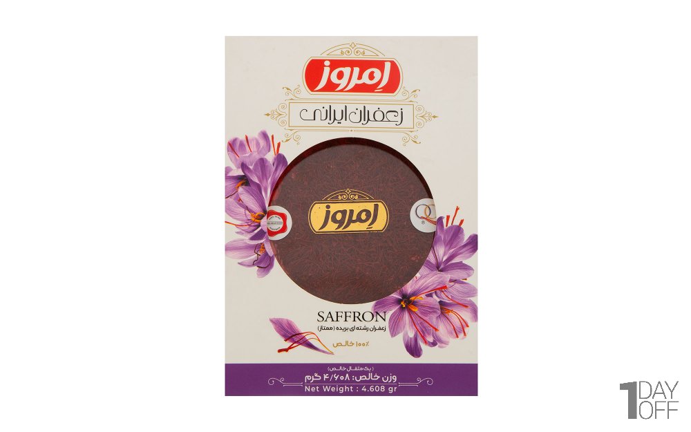 زعفران ممتاز امروز مقدار 1 مثقال (4.608 گرم)