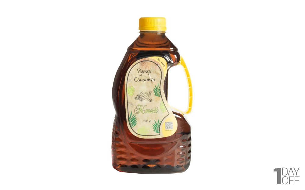 سیروپ دارچین کاسیت مقدار 2.5 کیلوگرم
