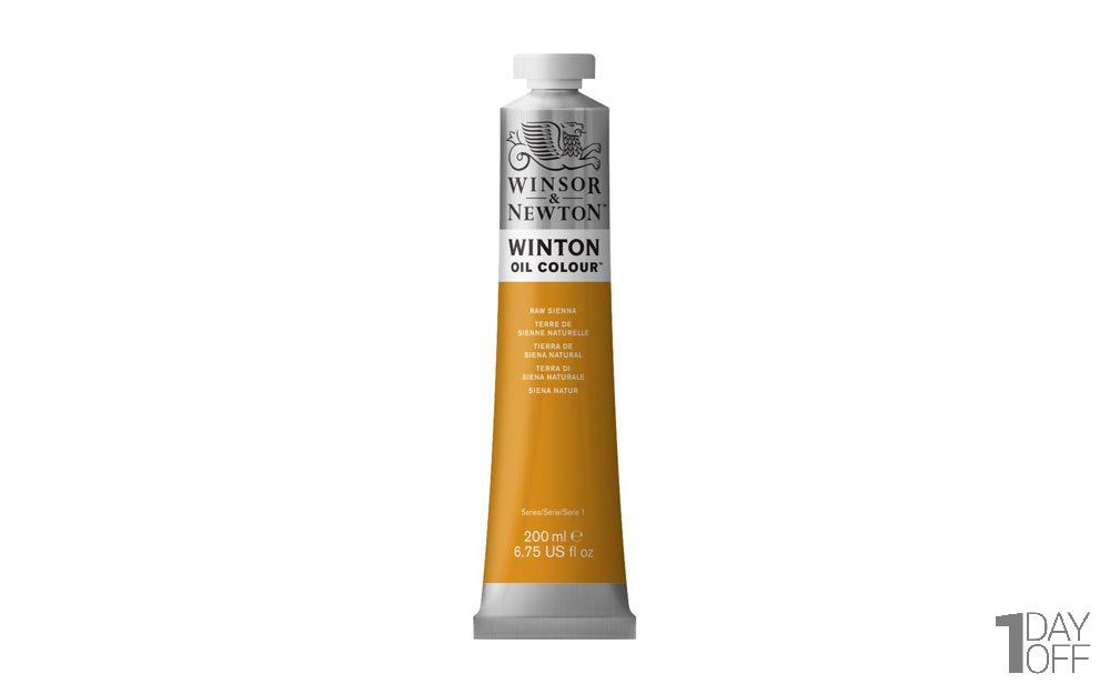 رنگ روغن وینزور (Winsor) سری Winton مقدار 200 میلی‌لیتر رنگ RAW SIENNA