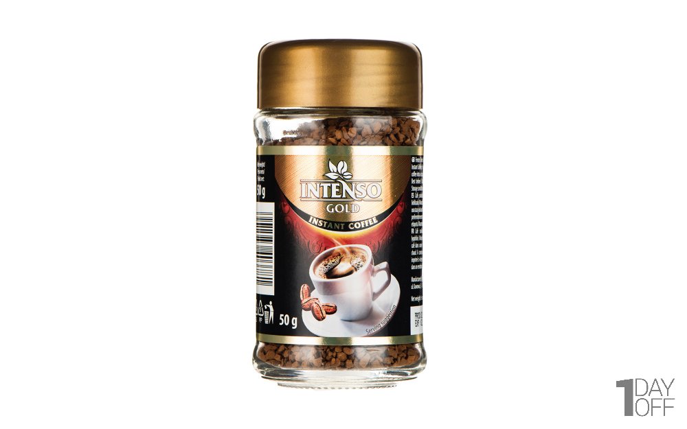 پودر قهوه فوری گلد اینتنسو (Intenso) مقدار 50 گرم