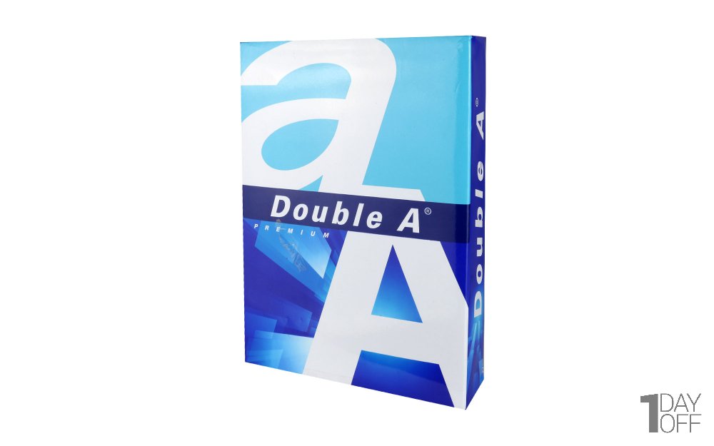 کاغذ A4 سفید Double A بسته 500 برگ