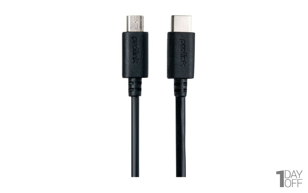 کابل تبدیل USB-C به miniUSB پرولینک مدل PB481-0100 طول 1 متر