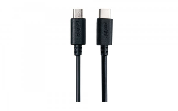 کابل تبدیل USB-C به miniUSB پرولینک مدل PB481-0100 طول 1 متر