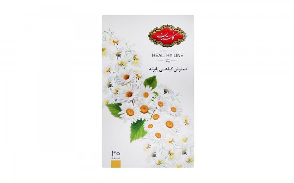 دمنوش کیسه‌ای بابونه گلستان بسته 20 عددی