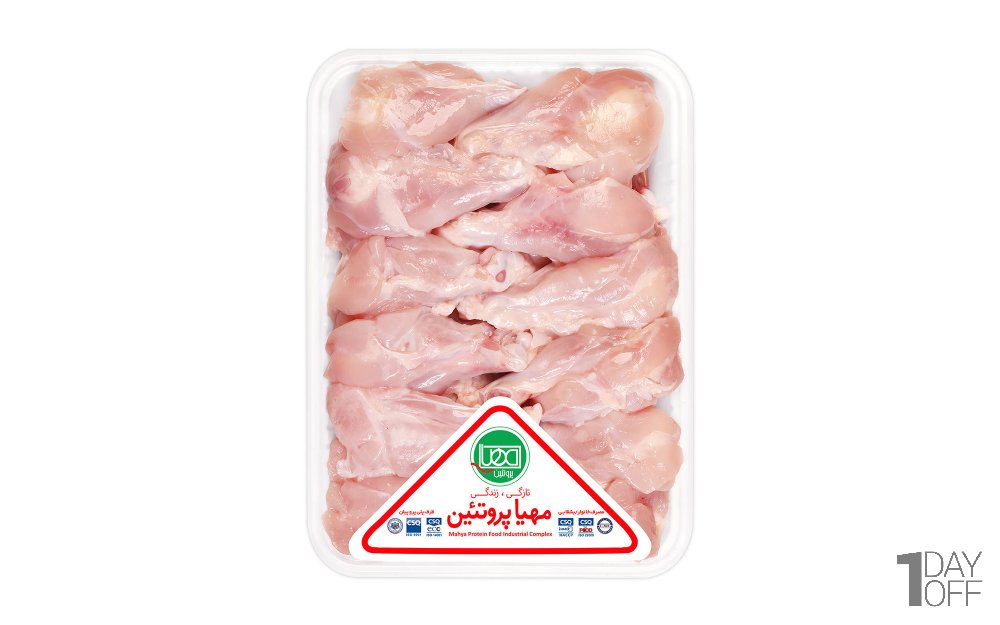 بازوی ساده مرغ مهیا پروتئین مقدار 900 گرم