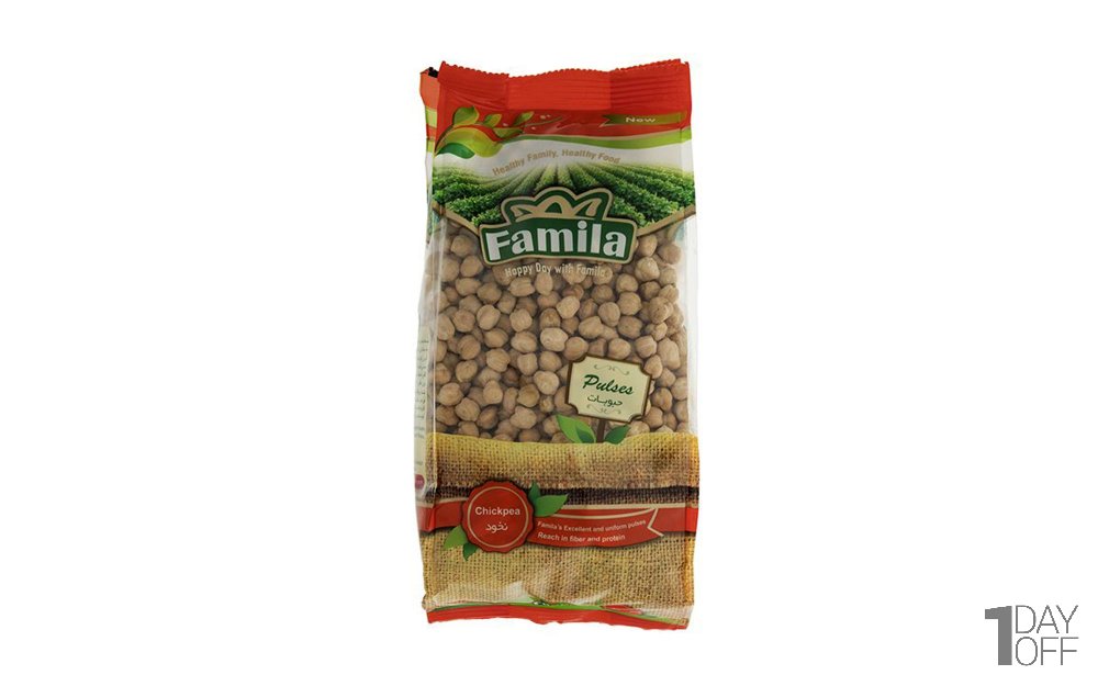 نخود فامیلا مقدار 900 گرم