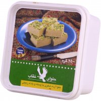 حلوا ارده شکری پسته و بادام‌زمینی عقاب 250 گرم