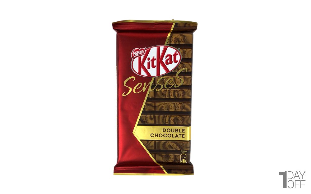 شکلات دبل چاکلت کیت‌کت (Kitkat Nestle) نستله مدل SENSES مقدار 112 گرم