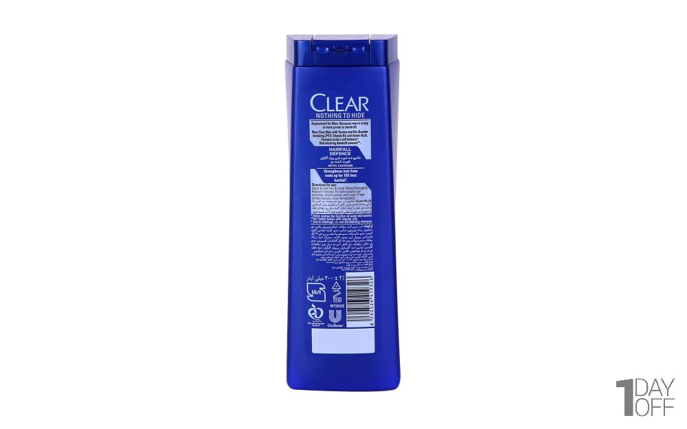 شامپو ضدشوره مردانه کلییر (Clear) مدل Less Hairfall مقدار 400 میلی‌لیتر