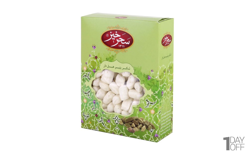 شکرپنیر هل‌دار سحرخیز مقدار 300 گرم