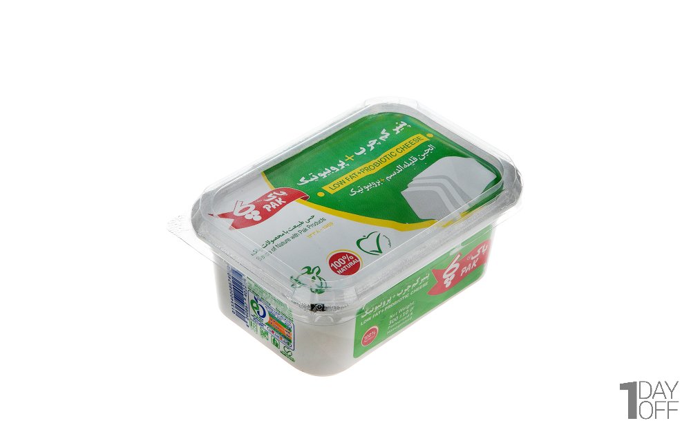 پنیر کم‌چرب پروبیوتیک پاک مقدار 300 گرم 