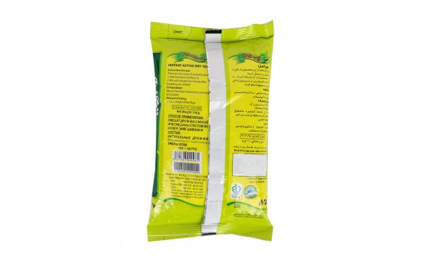 خمیرمایه خشک فوری ناب‌مایه مقدار 100 گرم