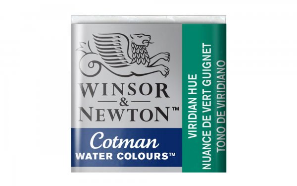 قرص آبرنگ وینزور (Winsor) سری Cotman رنگ VIRIDIAN HUE