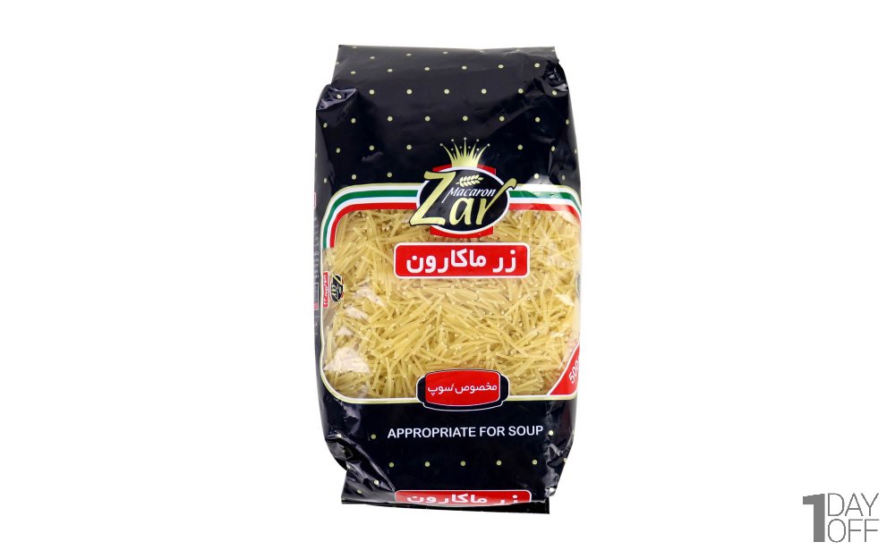 ورمیشل زرماکارون مقدار 500 گرم