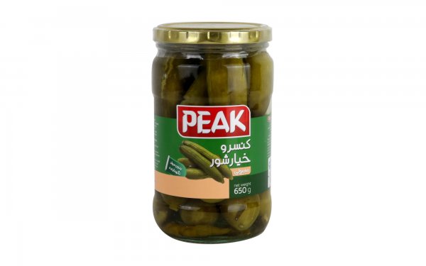 خیارشور معمولی پیک مقدار 650 گرم