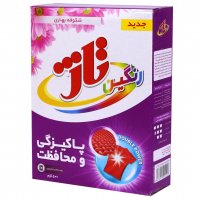 پودر ماشین لباسشویی رنگین تاژ مدل شکوفه‌های بهاری مقدار 500 گرم
