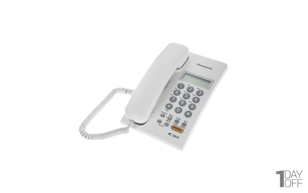 تلفن باسیم پاناسونیک مدل KX-T7705 رنگ سفید با گارانتی