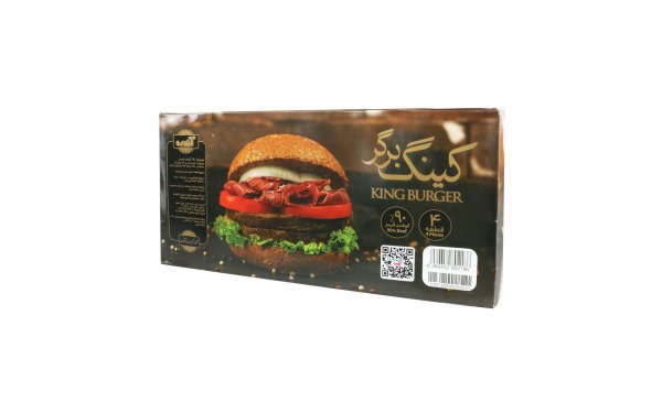 کینگ‌برگر 90 درصد گوشت قرمز آندره مقدار 560 گرم