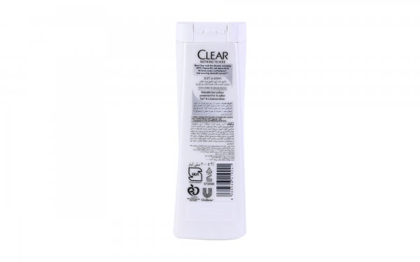 شامپوضد شوره زنانه کلییر (Clear) مدل soft & shiny مقدار 200 میلی‌لیتر