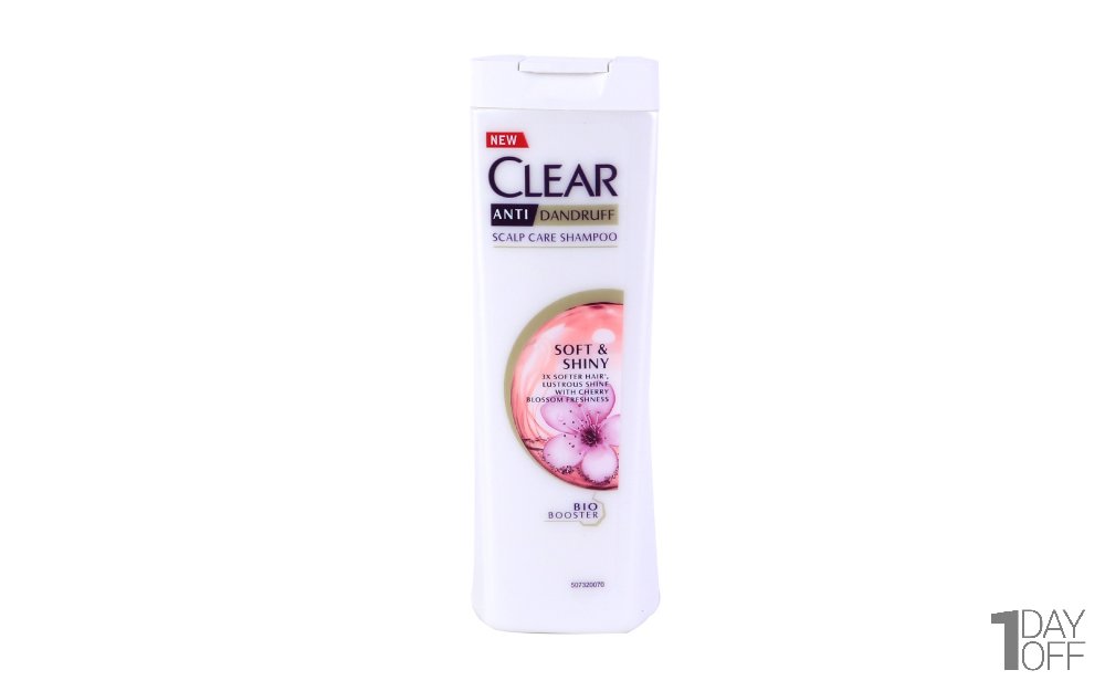 شامپوضد شوره زنانه کلییر (Clear) مدل soft & shiny مقدار 200 میلی‌لیتر