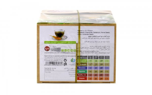 دمنوش رازیان و بابونه سحرخیز بسته 12 عددی