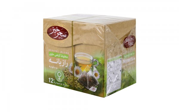دمنوش رازیان و بابونه سحرخیز بسته 12 عددی
