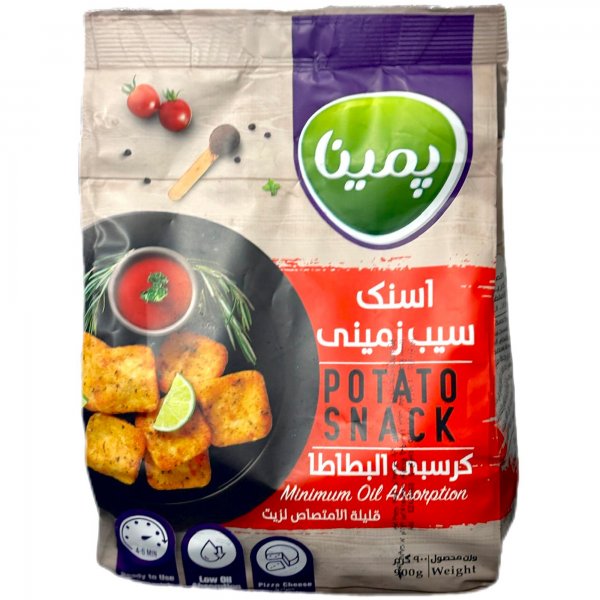 اسنک سیب زمینی پمینا کاله مقدار 900 گرم