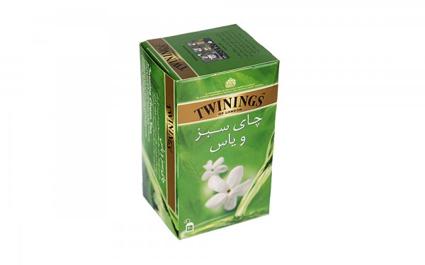 چای سبز و یاس کیسه‌ای توینینگز بسته 20 عددی
