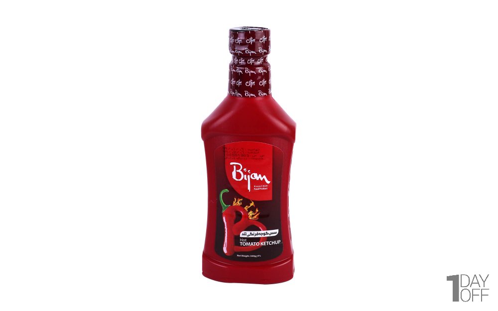سس گوجه فرنگی تند بیژن مقدار 550 گرم