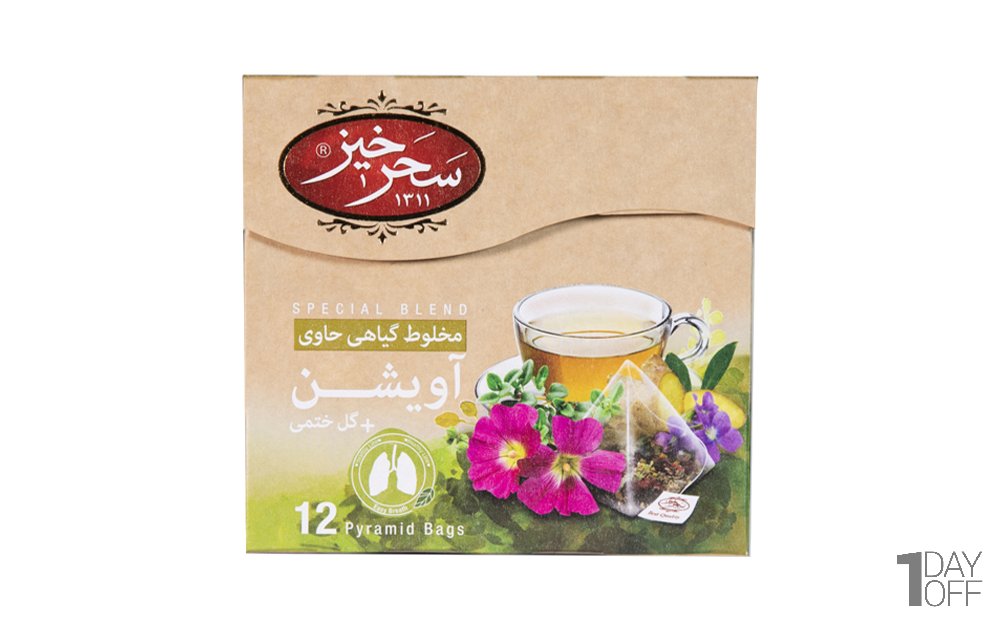 دمنوش آویشن ختمی سحرخیز بسته 12 عددی