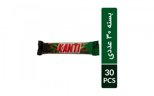ویفر کاراملی با طعم نعنا کانتی کوپا بسته 30 عددی 