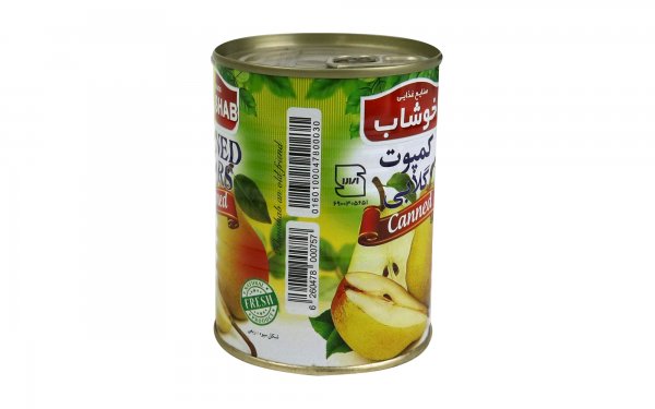 کمپوت گلابی خوشاب مقدار 350 گرم 