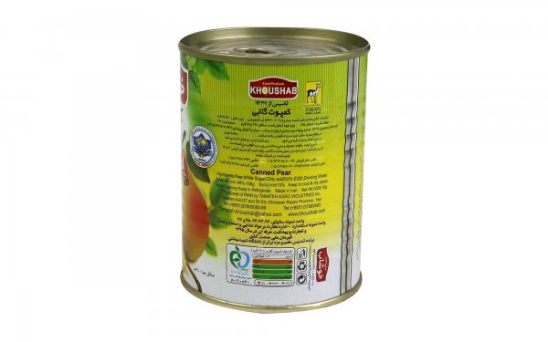 کمپوت گلابی خوشاب مقدار 350 گرم 
