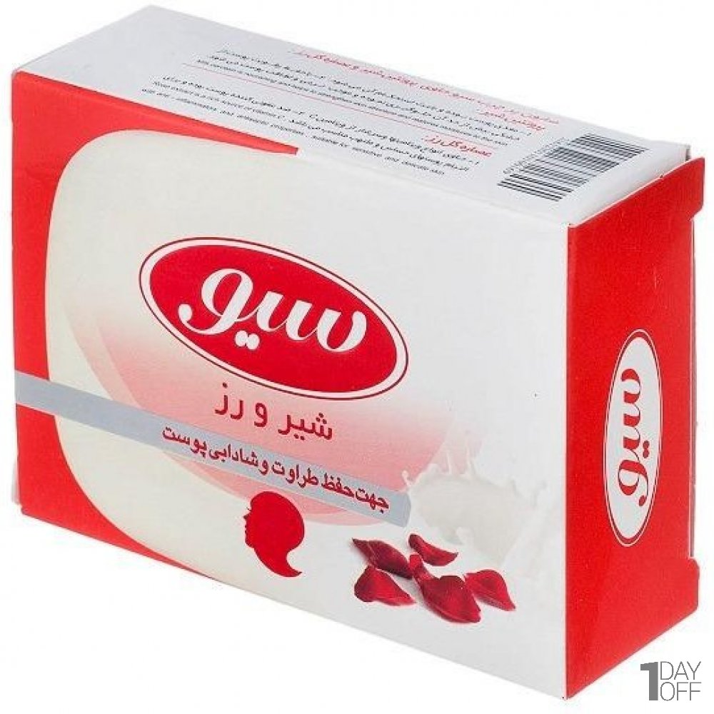 صابون شیر و رز سیو مقدار 125 گرم