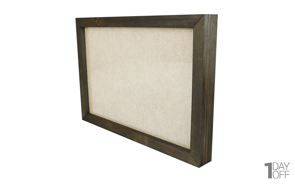قاب عکس چوبی دست ساز ابعاد 22x32 سانتی‌متر رنگ گردویی