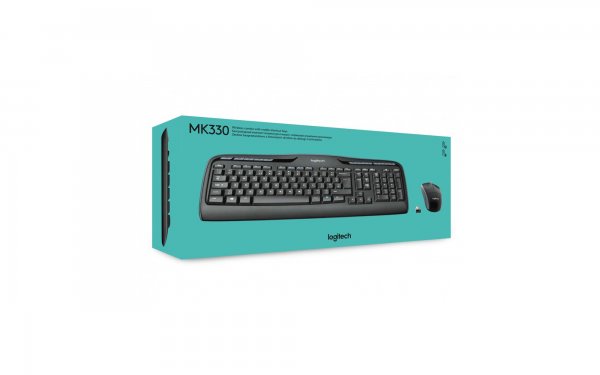 موس و کیبرد بی‌سیم لاجیتک مدل MK330 با ضمانت 24 ماهه الماس رایان ایرانیان