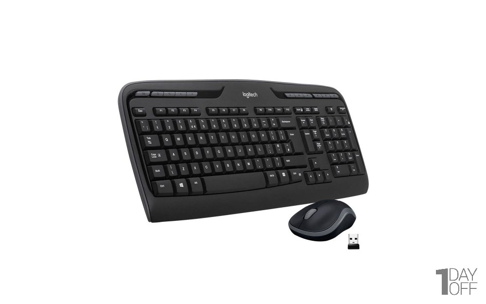موس و کیبرد بی‌سیم لاجیتک مدل MK330 با ضمانت 24 ماهه الماس رایان ایرانیان