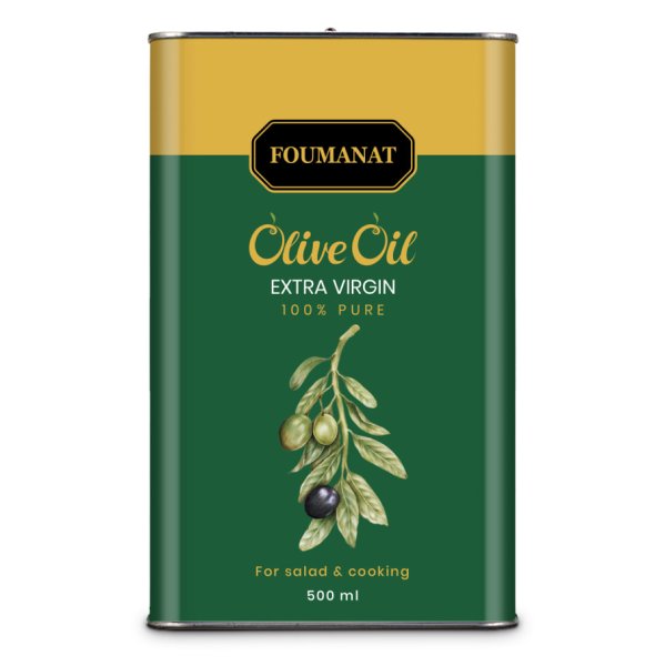 روغن زیتون فرابکر فومنات قوطی فلزی 1 لیتری