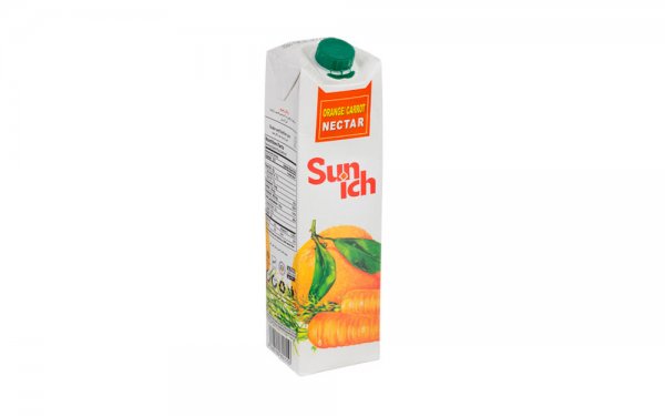 نکتار پرتقال و هویج سن‌ایچ مقدار 1 لیتر